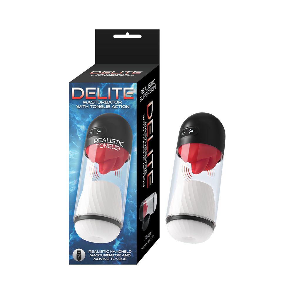 96764 Delite Masturbator with Tongue