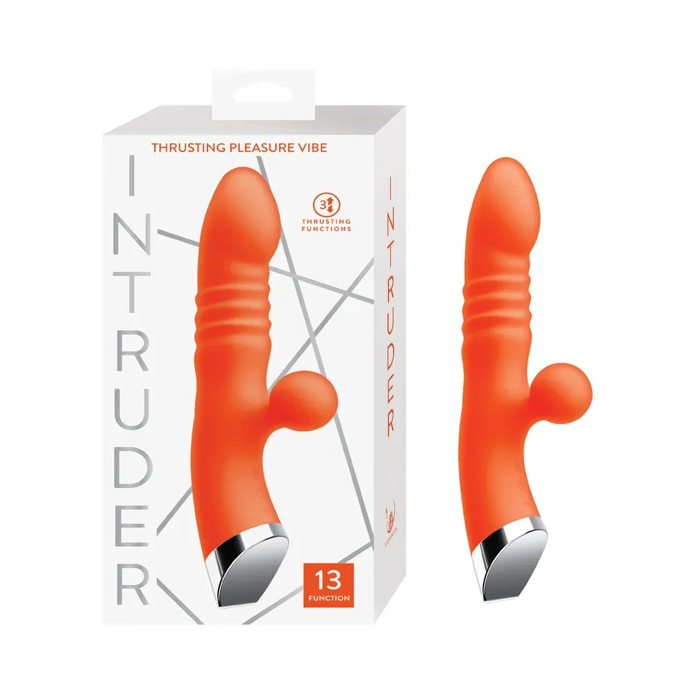3304-1 Intruder Thrusting Pleasure Vibe Tangerine