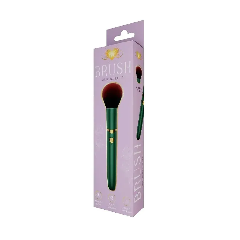 TPC1027 Vibrating Brush Bullet Green