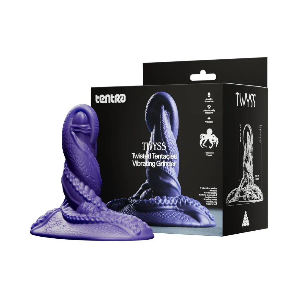 98626 Twisted Tentacles Vibrating Grinder Purple