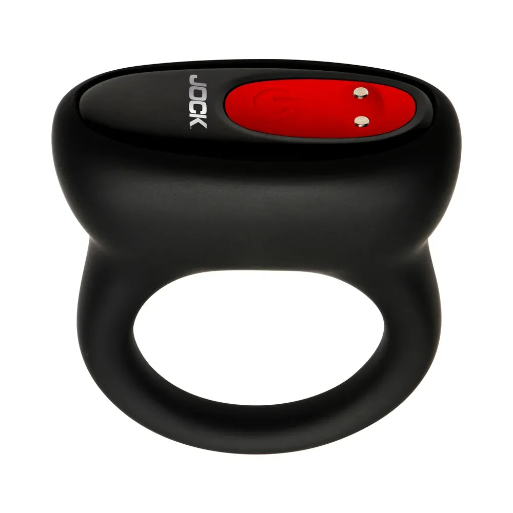 CN1039 Vibrating Silicone C-Ring Black