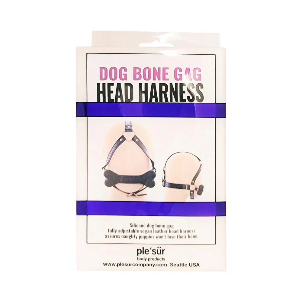 99861 Ple'sur Face Harness Dog Bone Gag