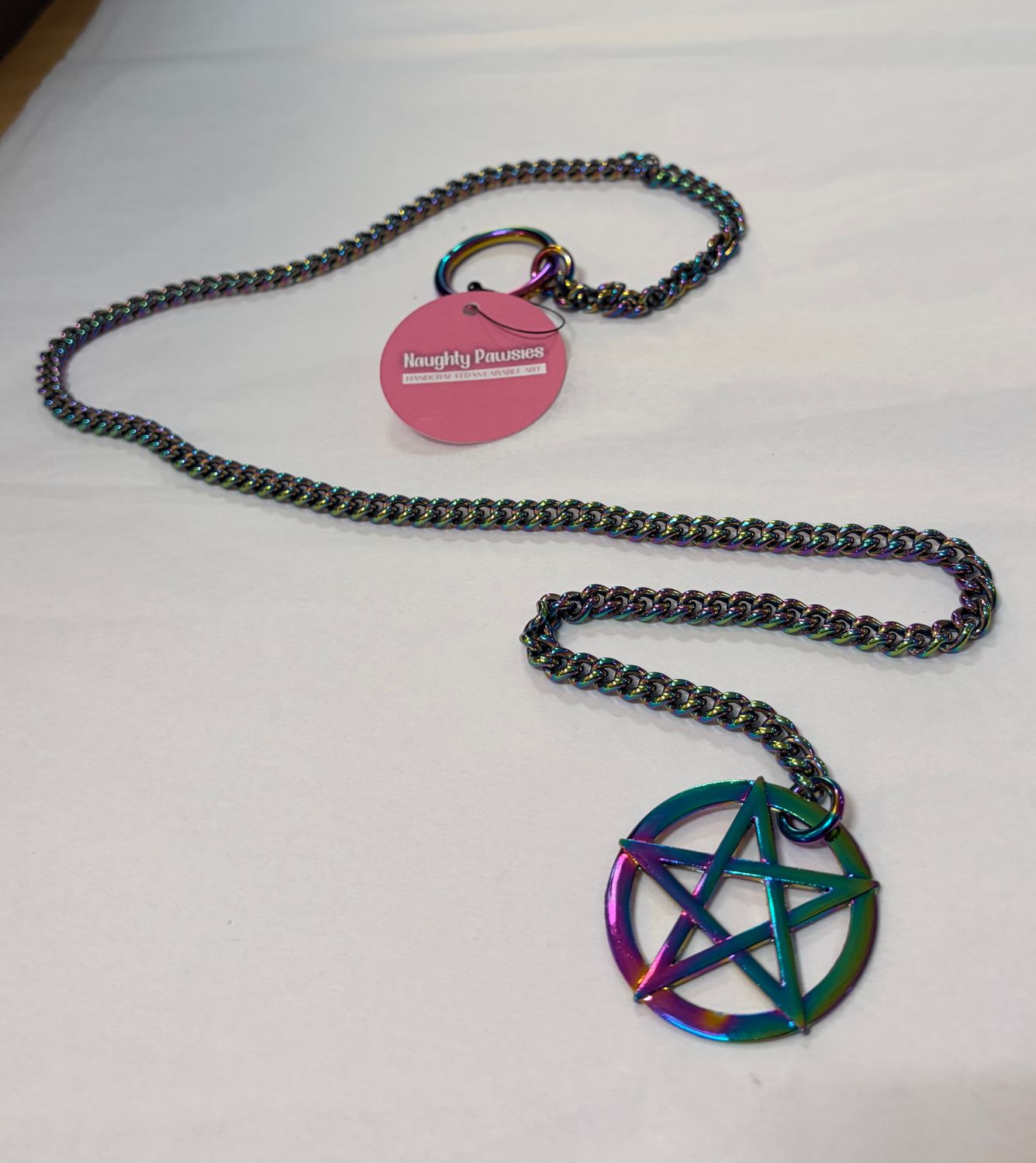Slip Chain Rainbow Pentagram
