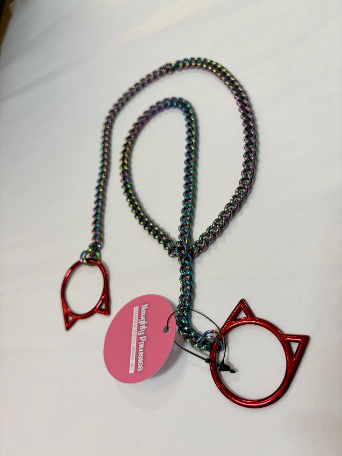 Slip Chain R.bow Chain Red Kitty