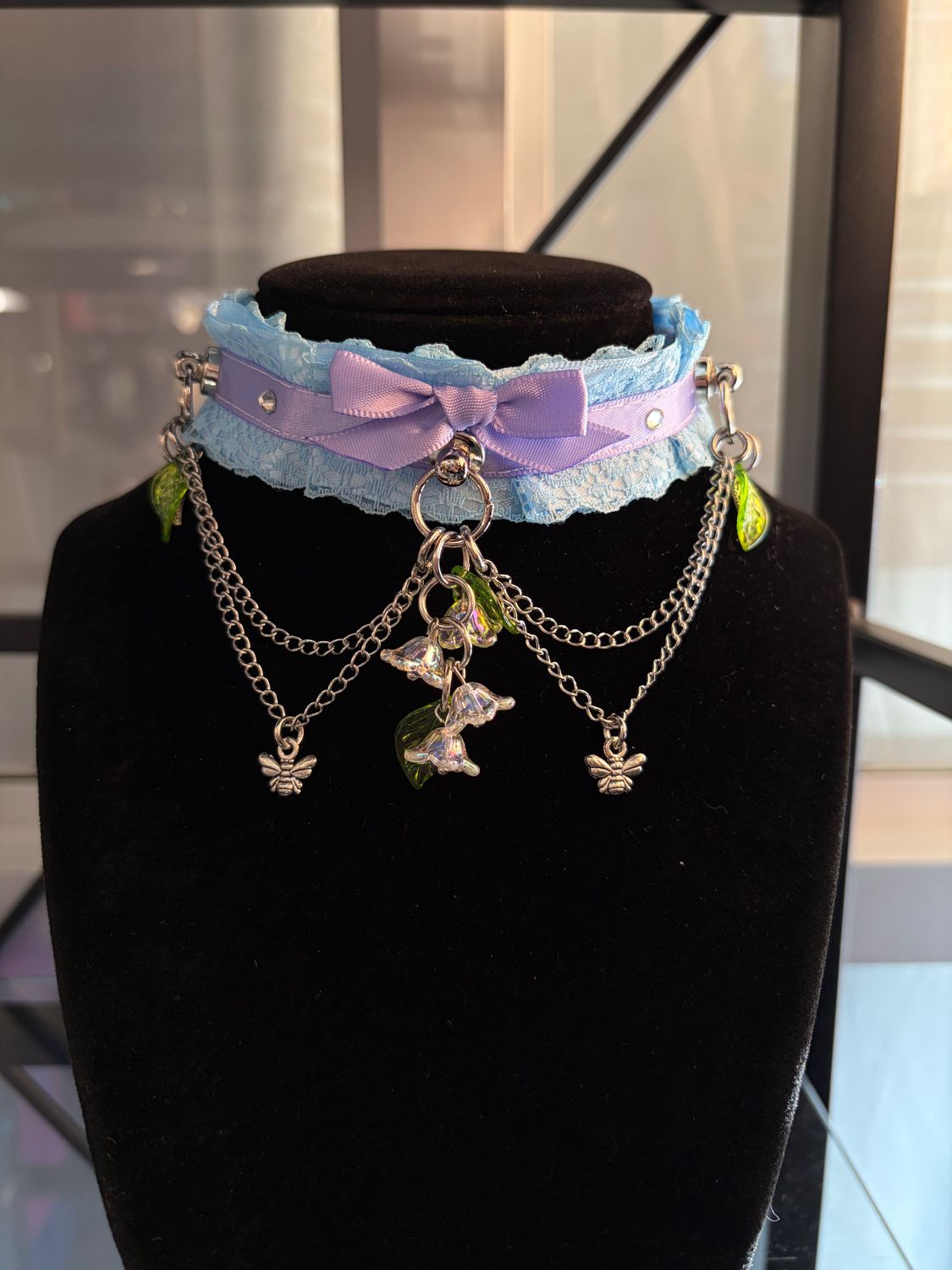 Periwinkle Wisteria Collar