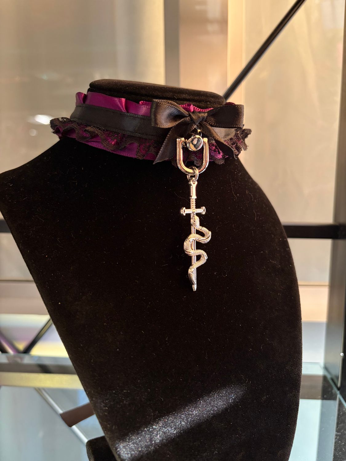 Purple Snake Sword Collar
