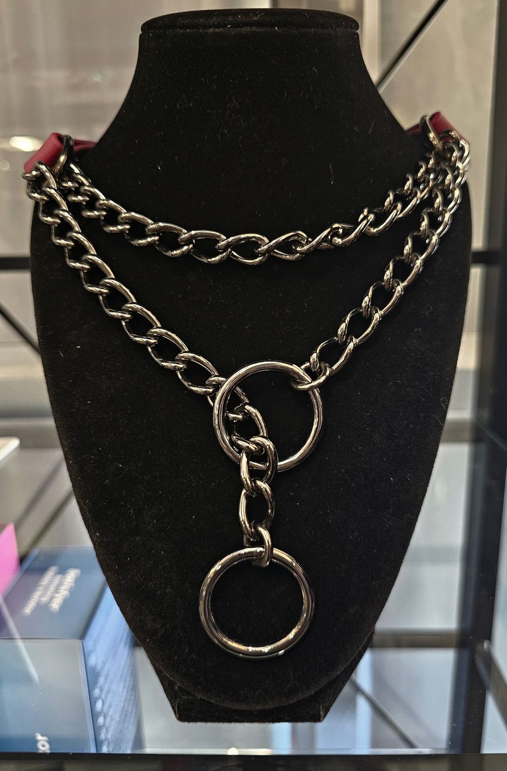 Burg/Black Biothane Mart/Slip Chain