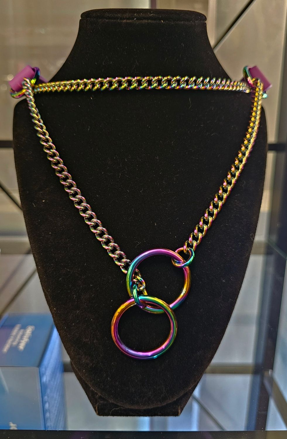 Purple/R.Bow Biothane Mart/Slip Chain