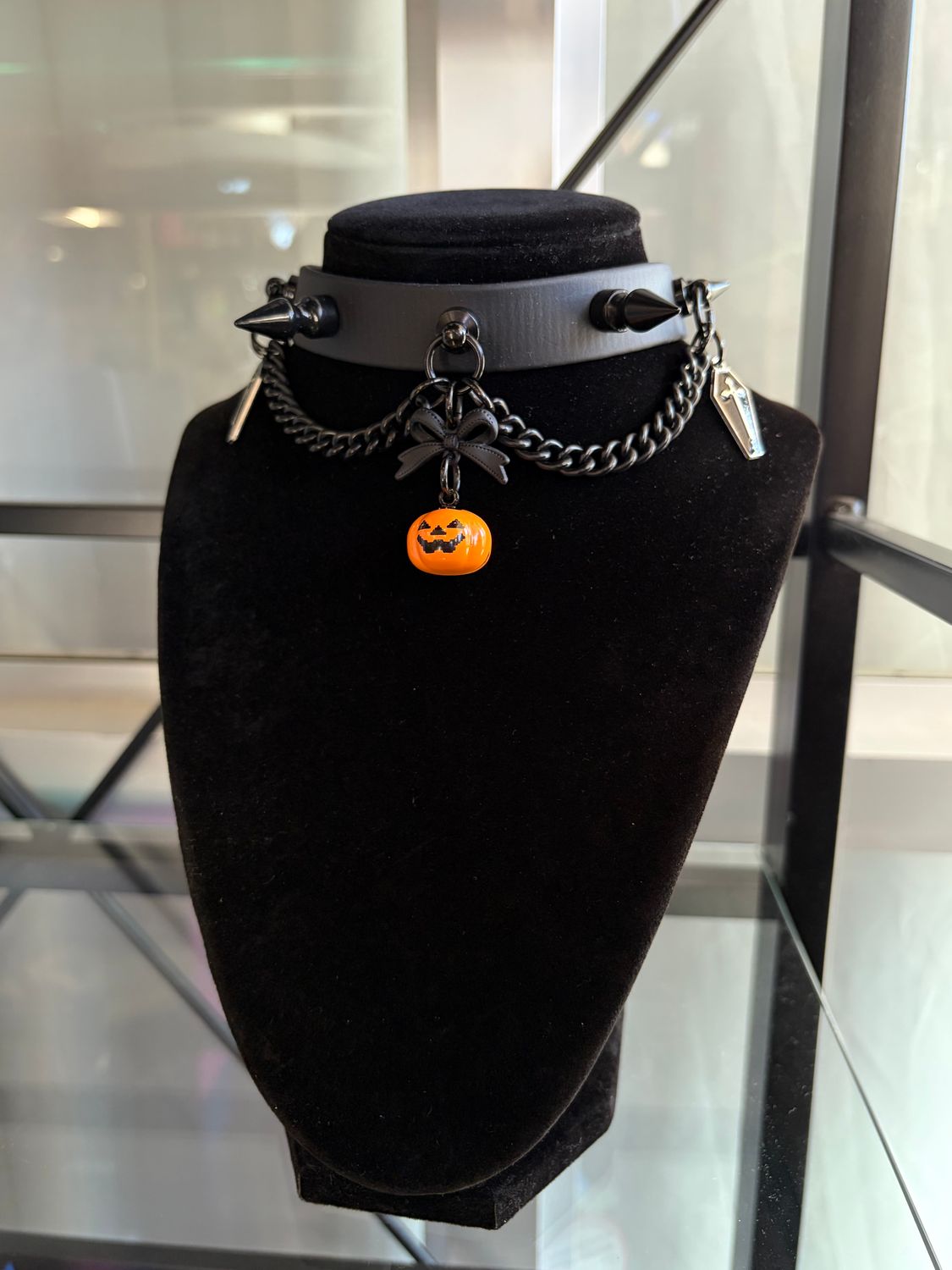 Coffin/Pumpkin Biothane Collar