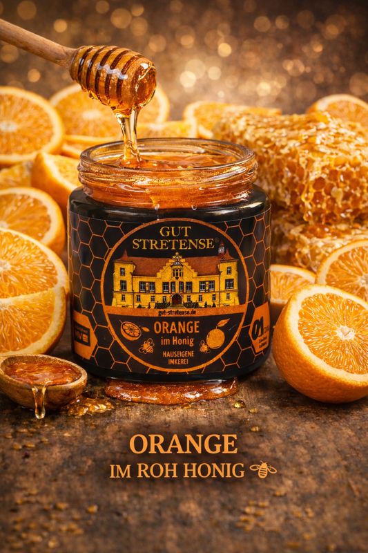 🍊 Orange im ROH HONIG von Gut Stretense  /230 Gramm