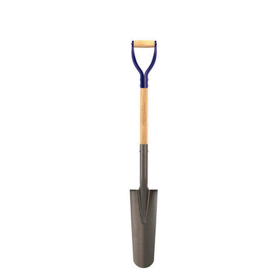 14&quot; X 5&quot; 33&quot; &#39;D&#39; WOOD HANDLE DRAIN SPADE Shovel
