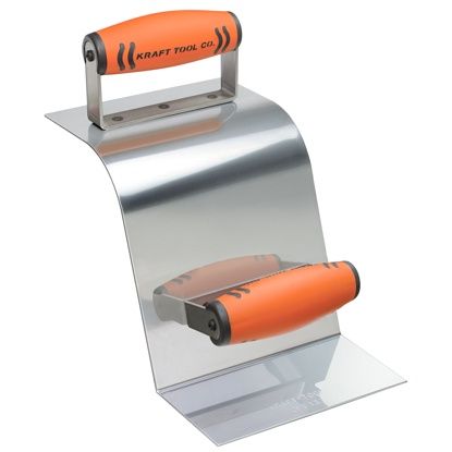2&quot;R Curb, 90° Gutter Stainless Steel Curb Tool