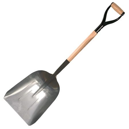 Aluminum Scoop with &quot;D&quot; Handle