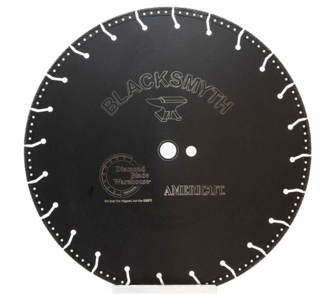 14&quot; x .142 x 1 Blacksmyth Dry Blade Metal Blade