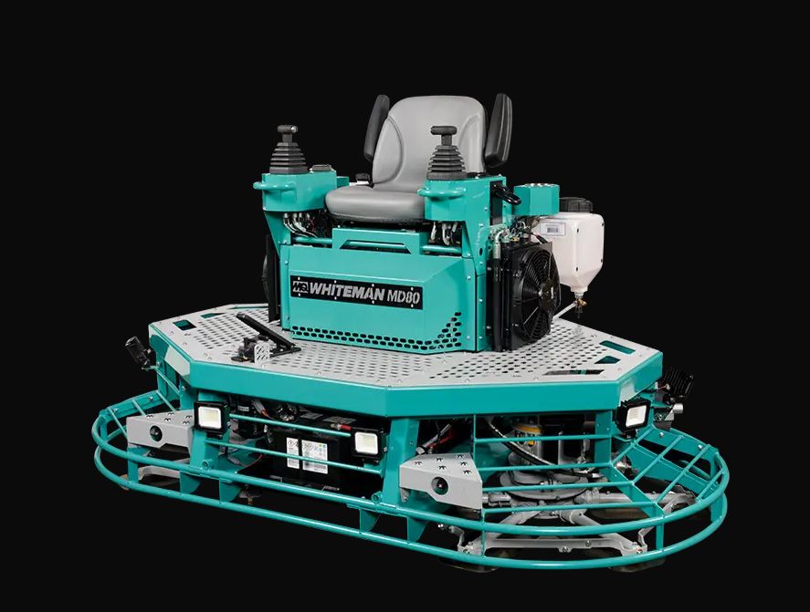 MultiQuip 8' Whiteman Rider Trowel w/Hydraulic Steer w/Vanguard #MD80