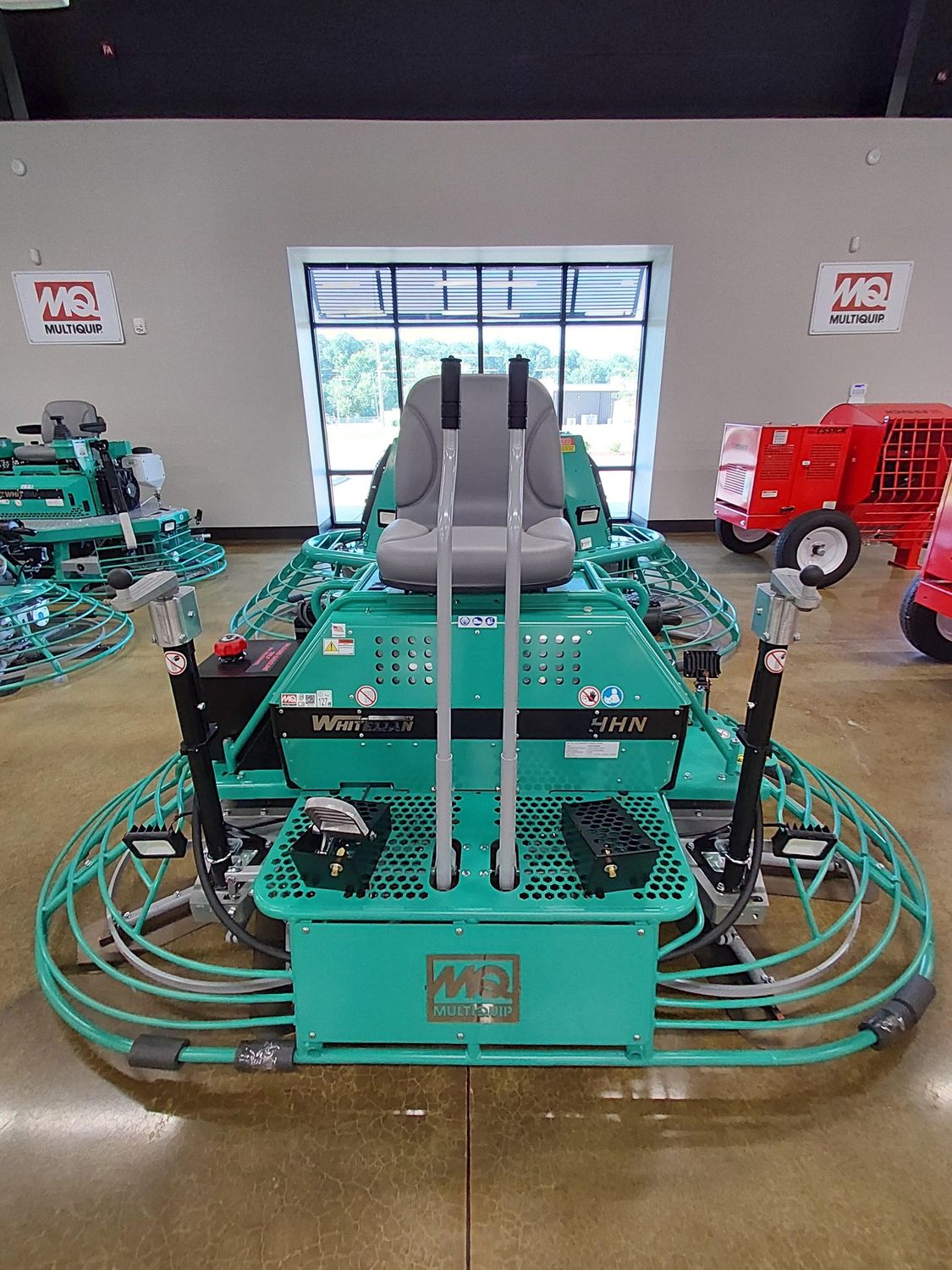 MultiQuip 8' Whiteman Mechanical Steer Rider Trowel #HHNG5