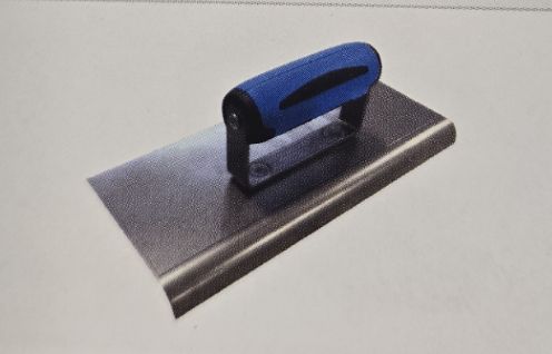 Beton Stainless Steel Edger | 10 In. x 5 In. | 1/2 In. R | 5/8 In. Lip