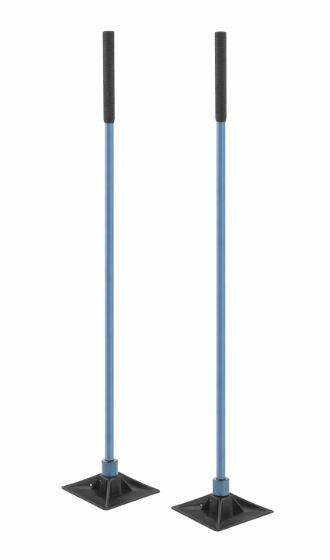 Beton 254x254mm-10"x10" Hand Tamp w/Wooden Handle