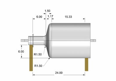 Curb Roller Drum Profile 2- Short #40425-002