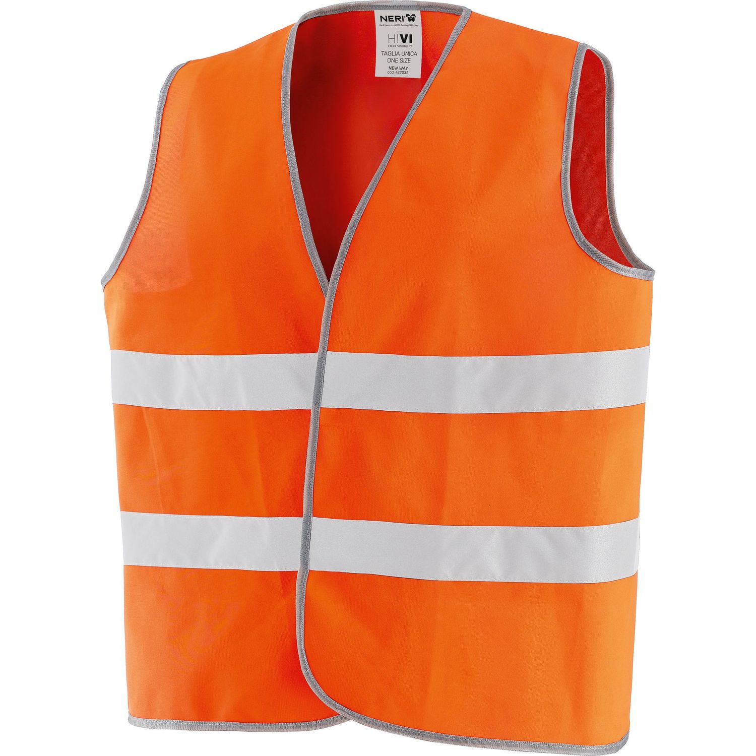 GILET AD ALTA VISIBILITA' TAGLIA UNICA NERI