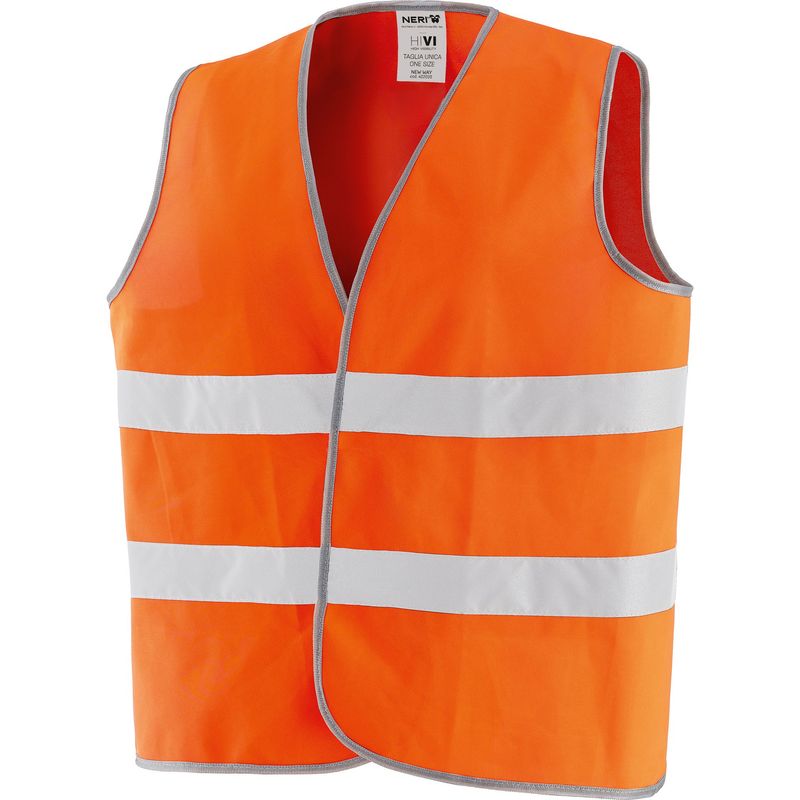 GILET AD ALTA VISIBILITA' TAGLIA UNICA NERI