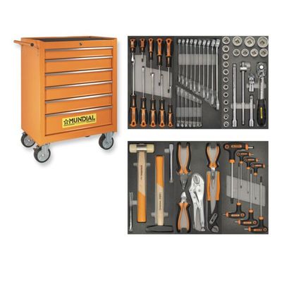 CARRELLO 67 UTENSILI 6 MODULI MUNDIAL