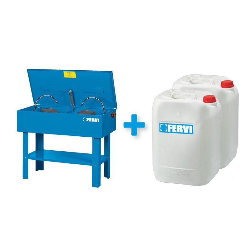 VASCA DI LAVAGGIO DOPPIO USO  + LIQ. LAVAPEZZI FERVI