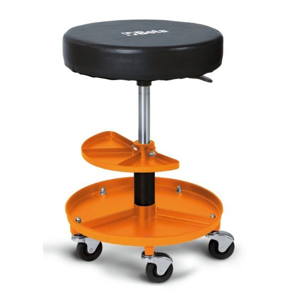 SEGGIOLINI GIREVOLI CON VASSOIO ORANGE BETA