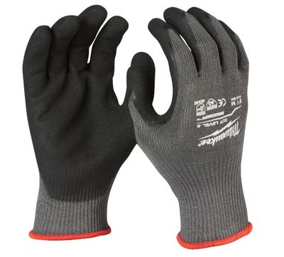 Guanti spalmati in doppio strato di nitrile Cat. taglio E MILWAUKEE Guanti spalmati in doppio strato di nitrile Cat. taglio E MILWAUKEE
