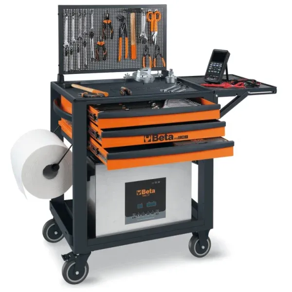 CARRELLO SERVICE 3 DRAW.FULL ORANGE RSC51-FO BETA