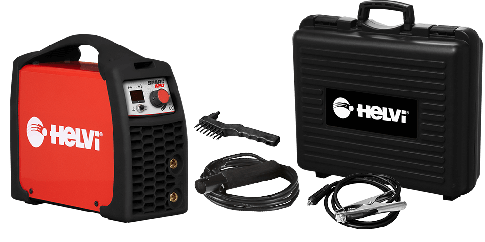 SALDATRICE HELVI ELETTRODO SPARC 120 +KIT+VALIGIA 230V