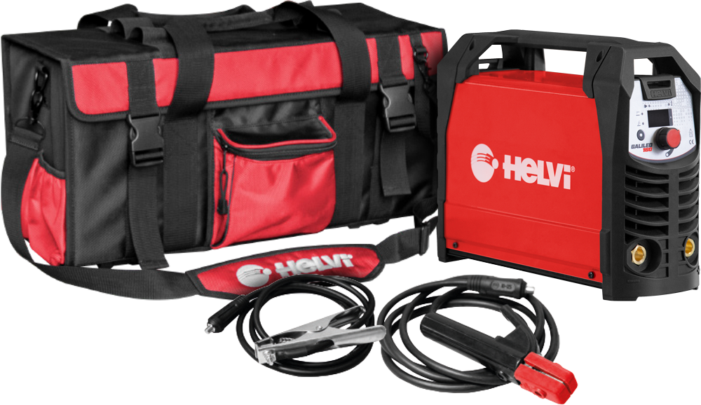SALDATRICE HELVI ELETTRODO GALILEO 160+KIT 25MM2+ BORSA 230V