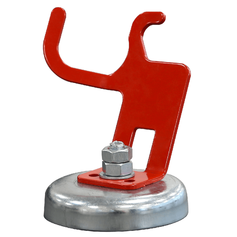 SUPPORTO MAGNETICO PINZA PORTAELETTRODO -ROSSO