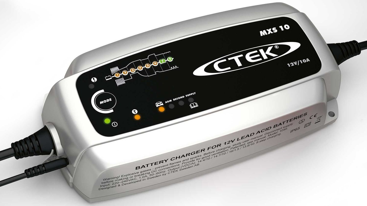 CTECK CARICA BATTERIA 10A-12V (MULTI 8 FASI)