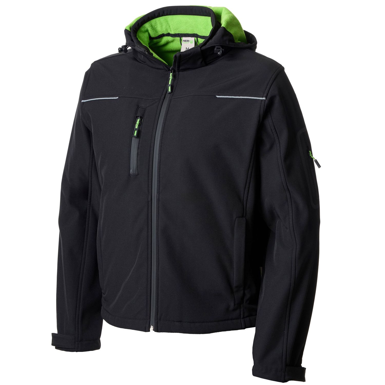 GIUBBINO LUCERNA NERO/VERDE