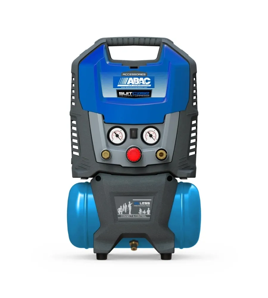 COMPRESSORE ABAC SUITCASE PORTATILE 1,5 HP 6 LT