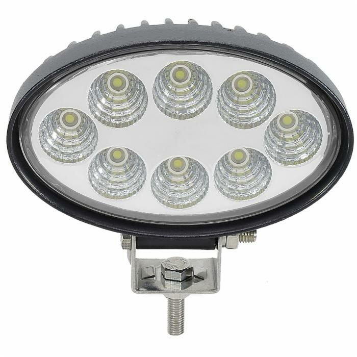 FARO DA LAVORO OVALE A LED 10-36V 24W 1800LM 8 LED