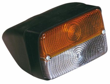 FANALE DIREZIONE-POSIZIONE  ANTERIORE 2 LUCI 120X75MM CON BASE SAGOMATA