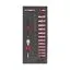 Set di cricchetto e bussole da 1/4˝ in modulo morbido - 28 pezzi - MILWAUKEE
