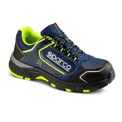 Scarpe Allroad Sochi S3 blu marino/giallo fluo  - SPARCO