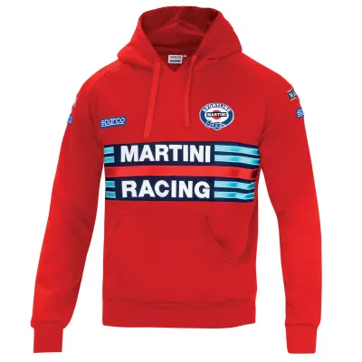 FELPA HOODIE MARTINI RACING ROSSA- SPARCO