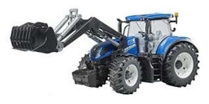 MODELLINO TRATTORE NEW HOLLAND T7.315+BENNA