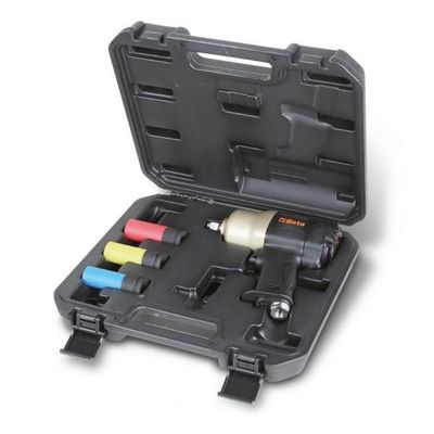 CASSETTA CON AVVITATORE REVERSIBILE IN MATERIALE COMPOSITO FORNITO CON 3 BUSSOLE MACCHINA 1020Nm - BETA CASSETTA CON AVVITATORE REVERSIBILE IN MATERIALE COMPOSITO FORNITO CON 3 BUSSOLE MACCHINA 1020Nm - BETA