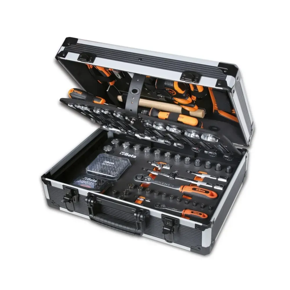VALIGIA CON ASSORTIMENTO DI 163 UTENSILI PER MANUTENZIONE GENERALE BETAEASY 2056E