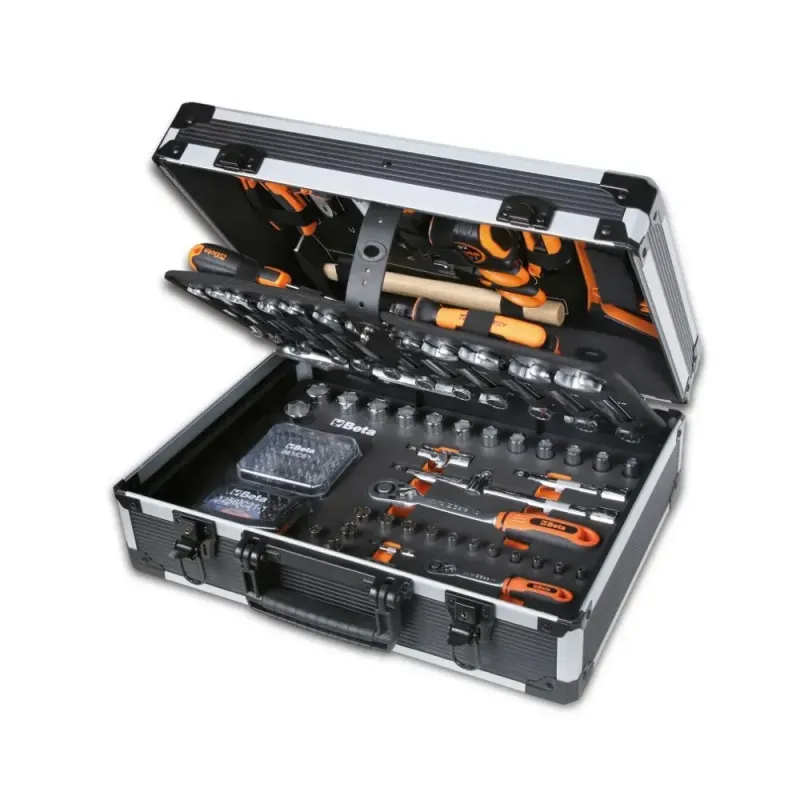 VALIGIA CON ASSORTIMENTO DI 163 UTENSILI PER MANUTENZIONE GENERALE BETAEASY 2056E