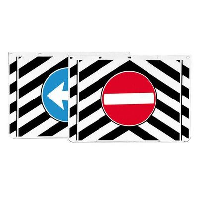 COPPIA PARASPRUZZI RILIEVO MIS.53X57 STRISCIE+SEGNALI CON ATTACCHI E STAFFE ZINCATE -LAMPA