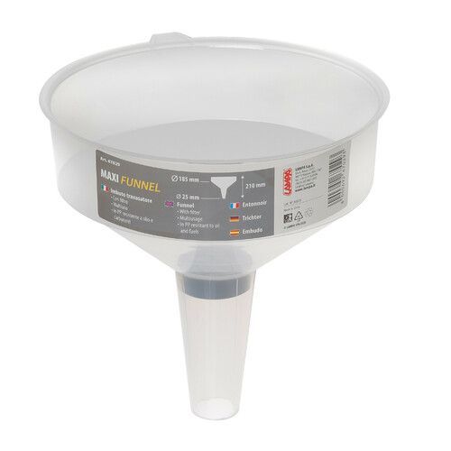 IMBUTO TRAVASATORE MAXI MULTIUSO CON FILTRO, RESISTEMTE A OLIO E CARBURANTI.- LAMPA IMBUTO TRAVASATORE MAXI MULTIUSO CON FILTRO, RESISTEMTE A OLIO E CARBURANTI.- LAMPA