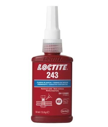 FRENA FILETTI LOCTITE 143 PRESA 2H COLORE BLU DA 50 ml