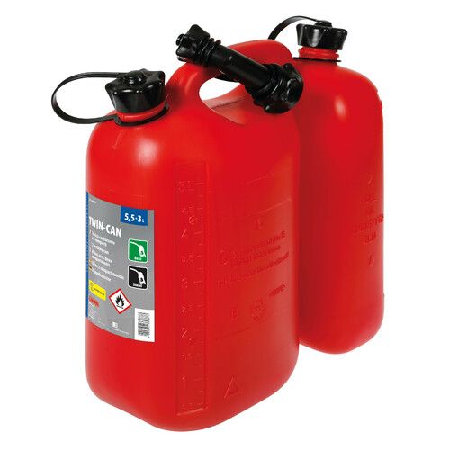 TANICA CARBURANTE A DUE COMPARTI  5,5 + 3 LT- LAMPA
