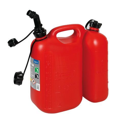 TANICA CARBURANTE A DUE COMPARTI  5,5 + 3 LT- LAMPA